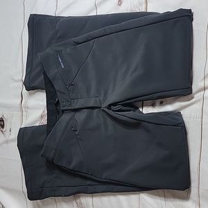 The North Face Womens Windwall Fleece Lined Ski or Snow Pants Black Size Sm Long